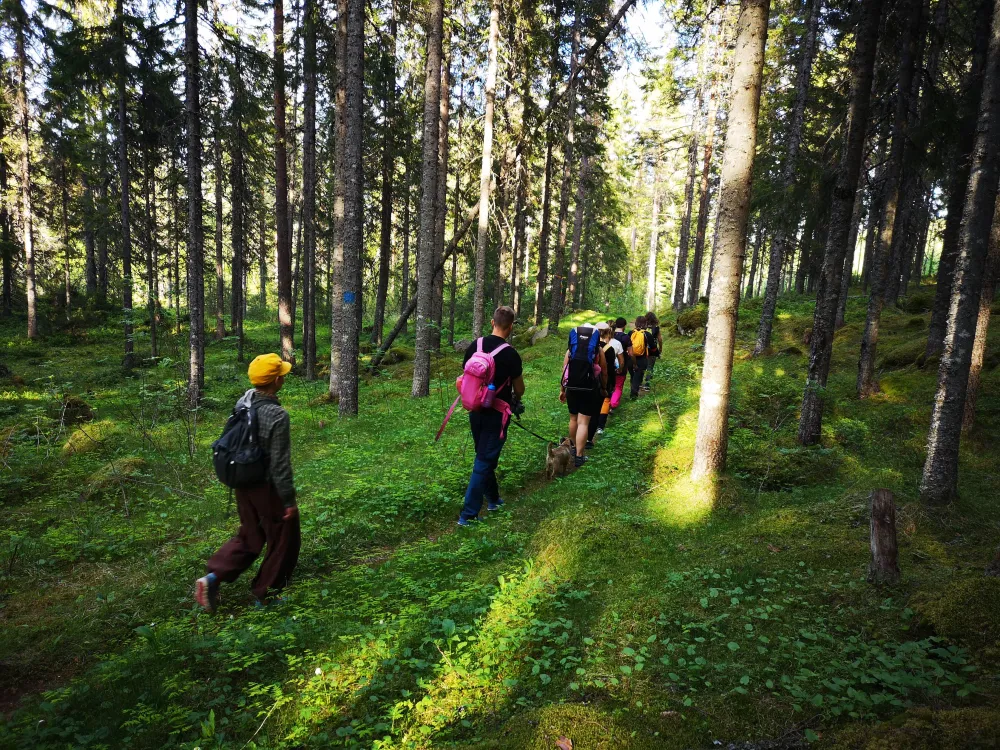 Vandring från Klövsvallen