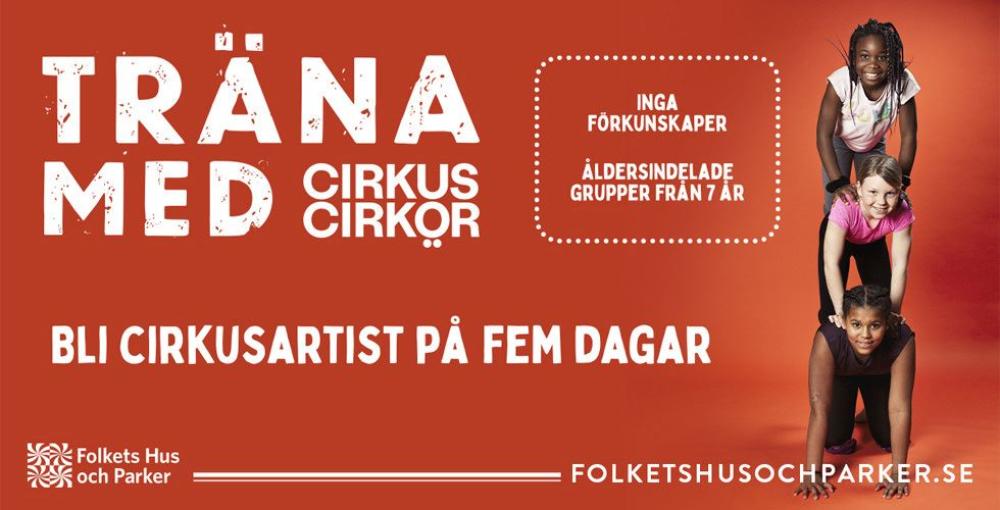 Träna med Cirkus Cirkör i Iggesund