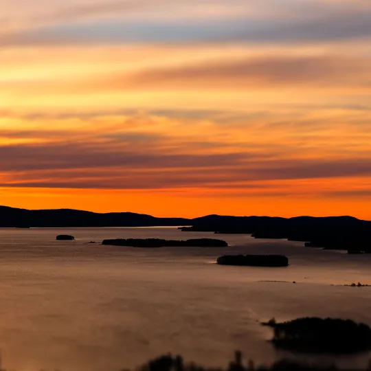 Soluppgång från Avholmsberget