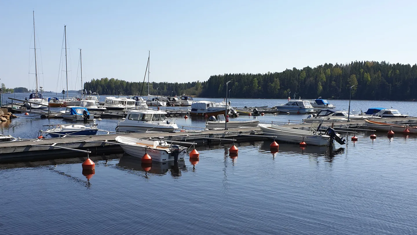 Båthamn vid Borka Brygga