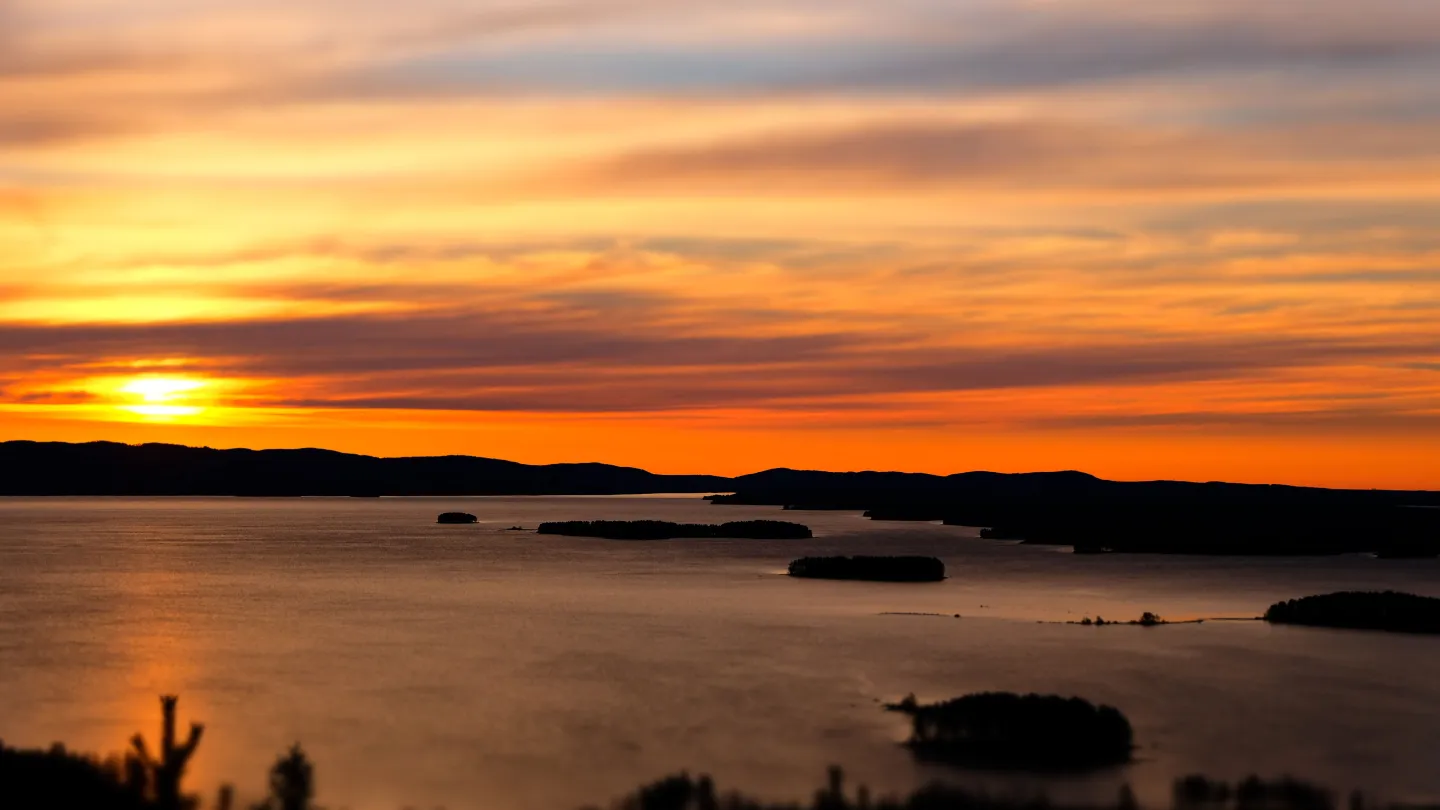 Soluppgång Avholmsberget